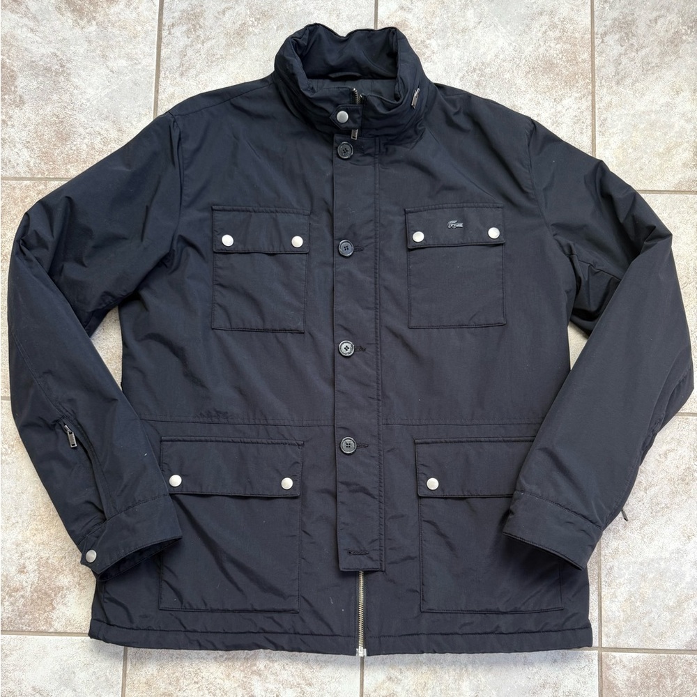 Lacoste men’s Devanlay black fall/winter/ spring jacket size 54/L